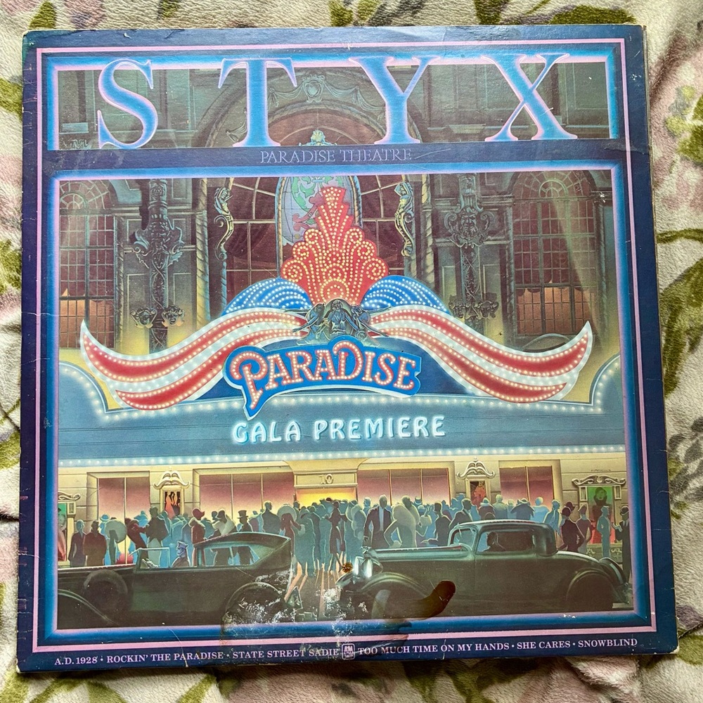 🎵 Styx Paradise Theatre Classic Rock Vinyl Record - Picture 12 of 13